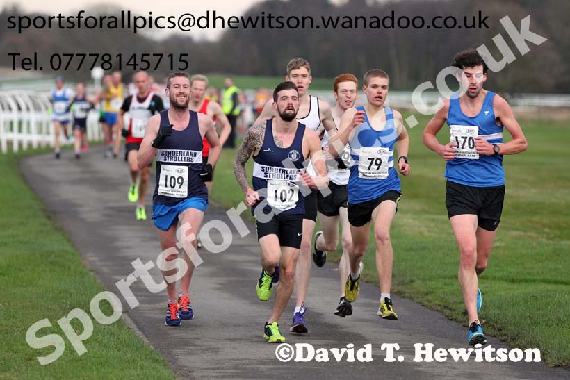 Elswick Harriers Norman Woodcock Memorial 5 Mile Road Race, Gosforth Park, Newcastle. Photo: David T. Hewitson/Sports for All Pics